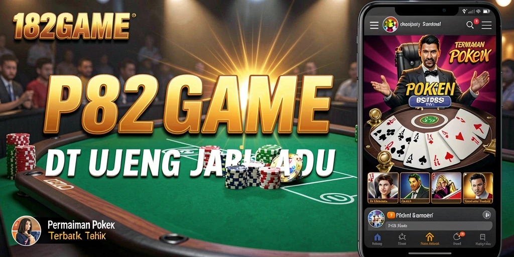 Screenshot gameplay 182GAME menampilkan suasana poker yang seru.