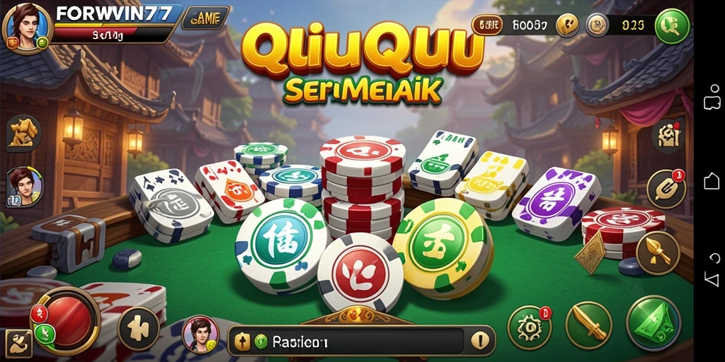 Screenshot gameplay QiuQiu dengan grafik menakjubkan.