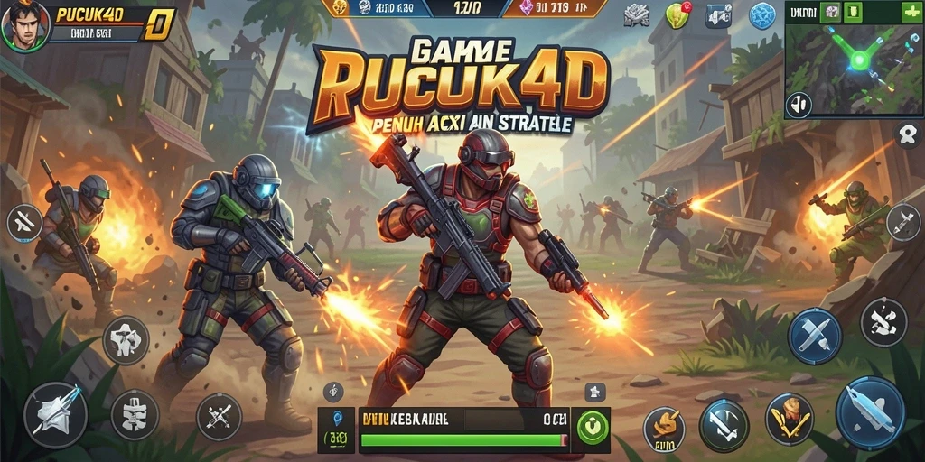 Gambaran gameplay mendebarkan dalam PUCUK4D yang penuh aksi.