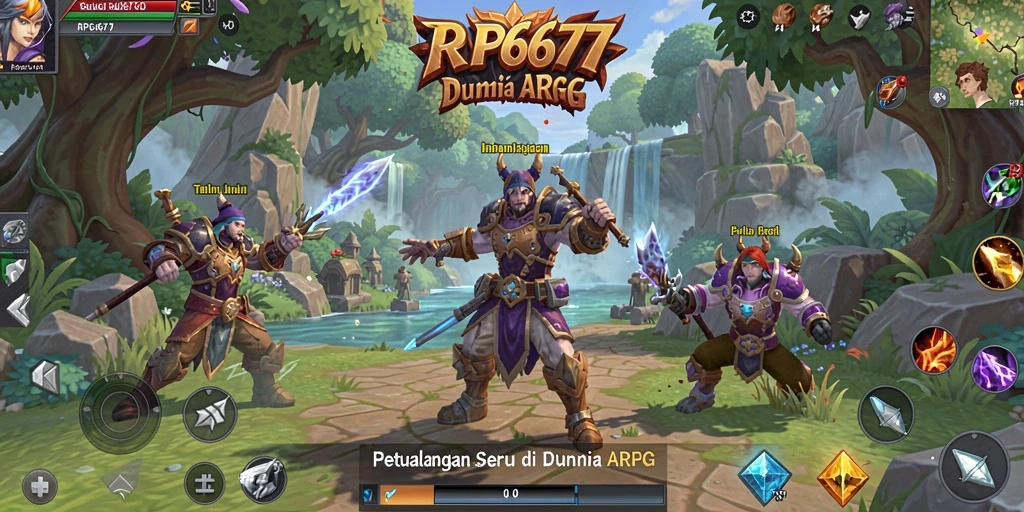 Gameplay seru dengan grafis memukau di RP6677.