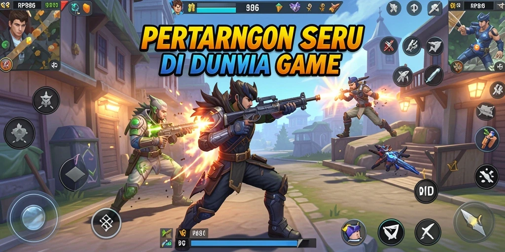 Tampilan gameplay RP886 yang penuh aksi dan seru.