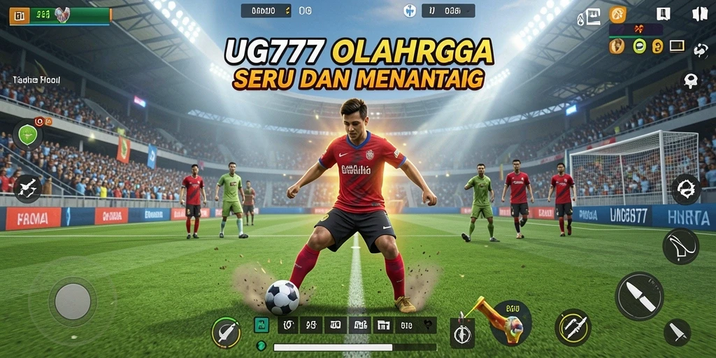 Tampilan gameplay UG777 yang menampilkan aksi olahraga seru.