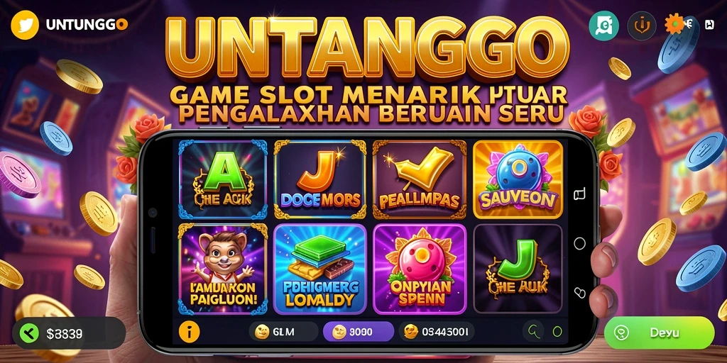 Screenshot UNTUNGGO menampilkan gameplay Slot yang menarik.